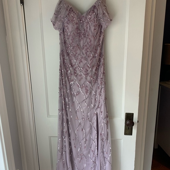 Adrianna Papell Beaded Dress 40263 - Picture 2 of 6